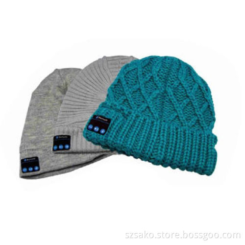 Fashionable Winter Music Hat with Bluetooth 3.0, Knitted Materials